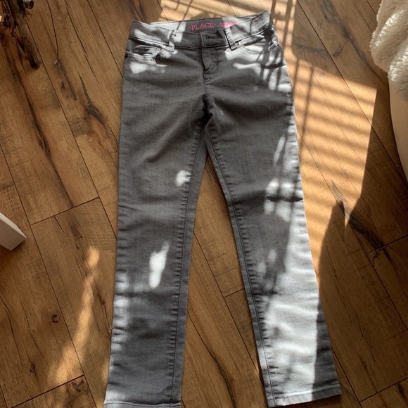 COPY - Children’s Place light grey super skinny jeans 8 NWOT - Picture 4 of 8